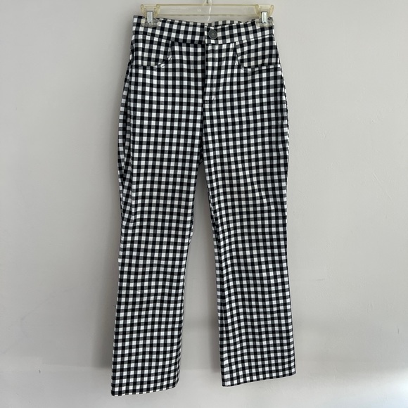 Free People Gingham Flares - Picture 1 of 6